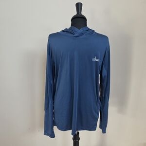 Habit Blue Long Sleeve Men's Performance Wear Tee. NWT!!